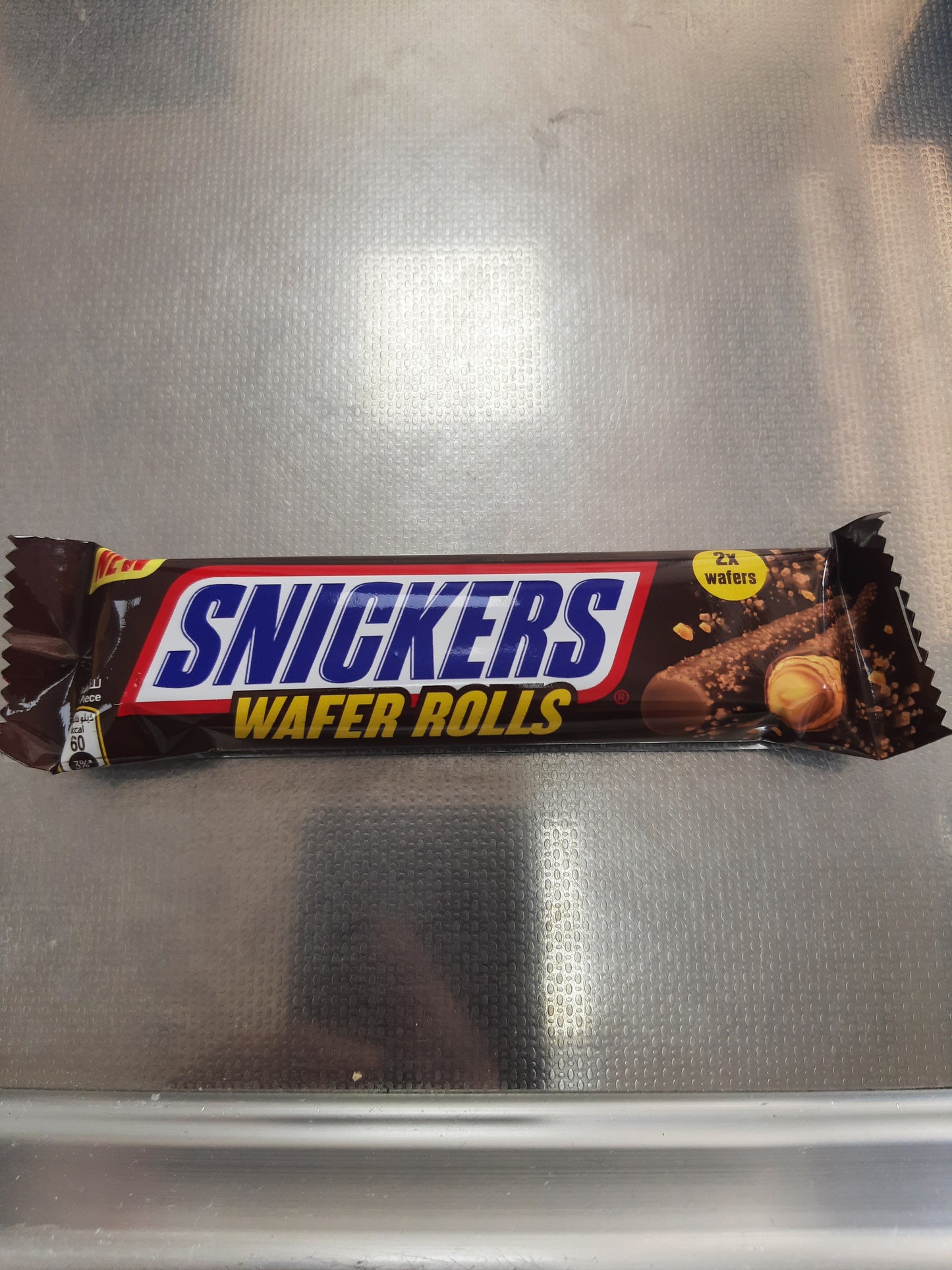 Snickers wafer rolls.