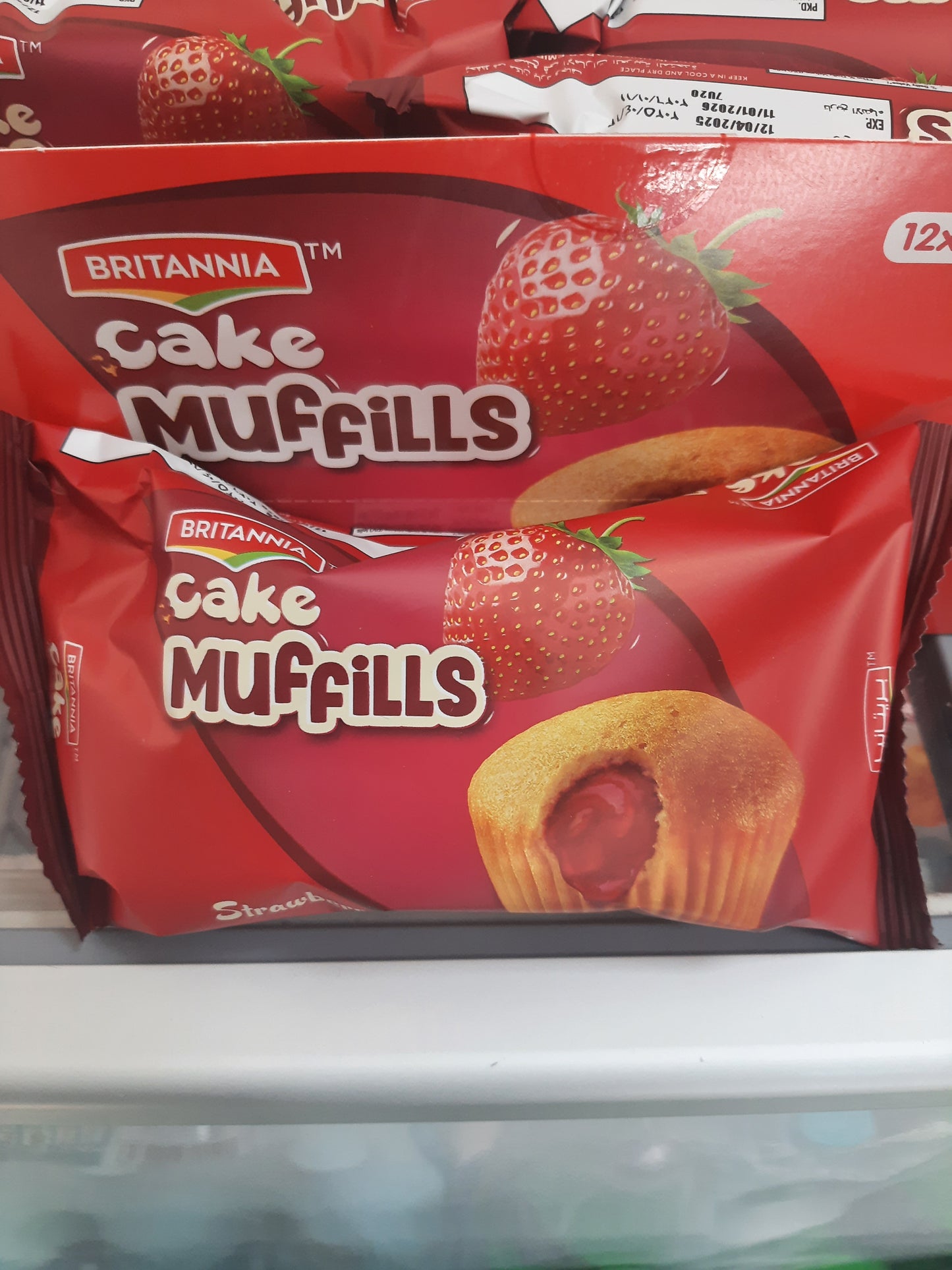 Brittannia Cake Muffills Strawberry