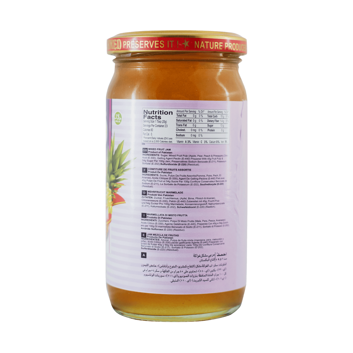 Ahmed Foods Mixed Fruit Jam 450g