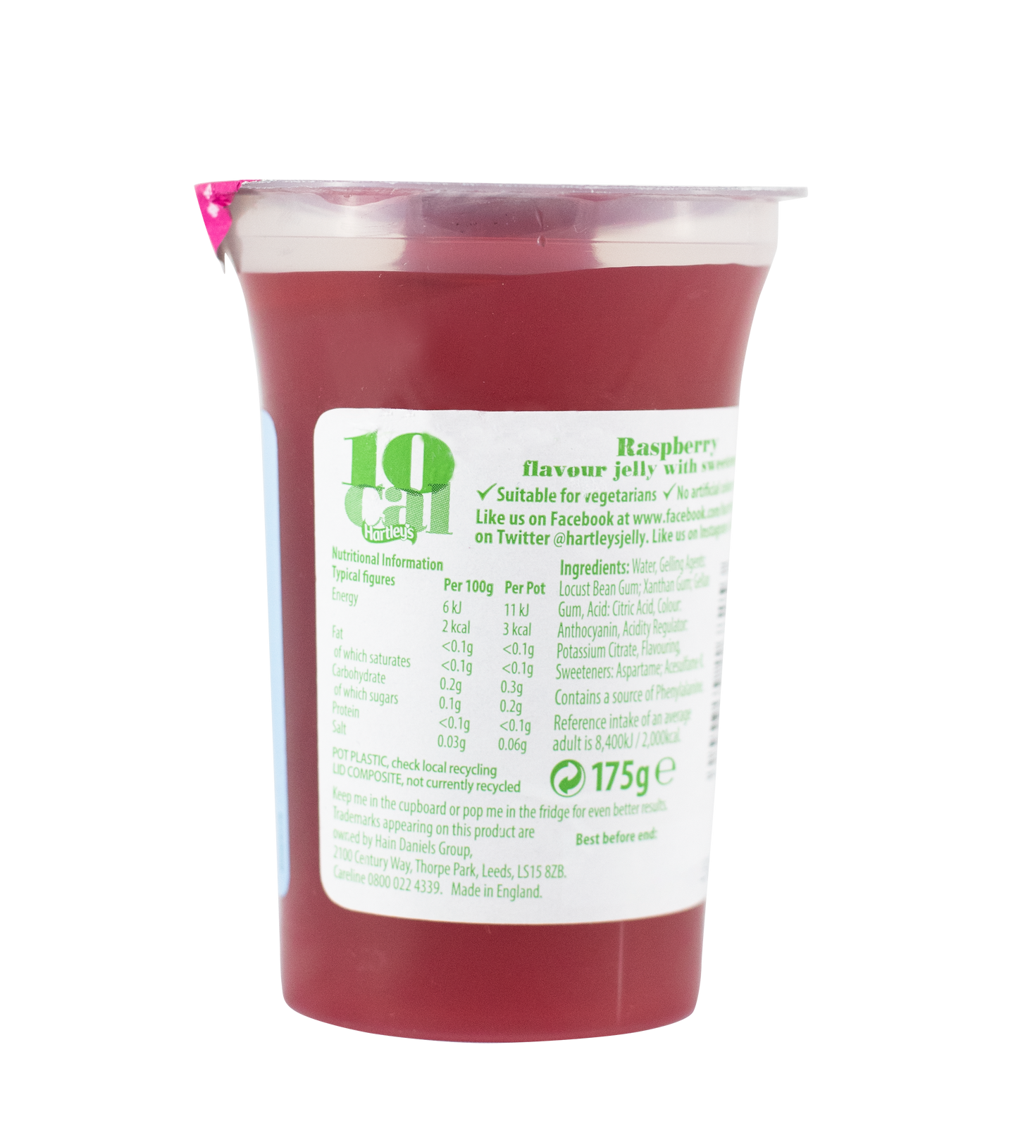 Hartley's Jelly Pot - Raspberry 175g