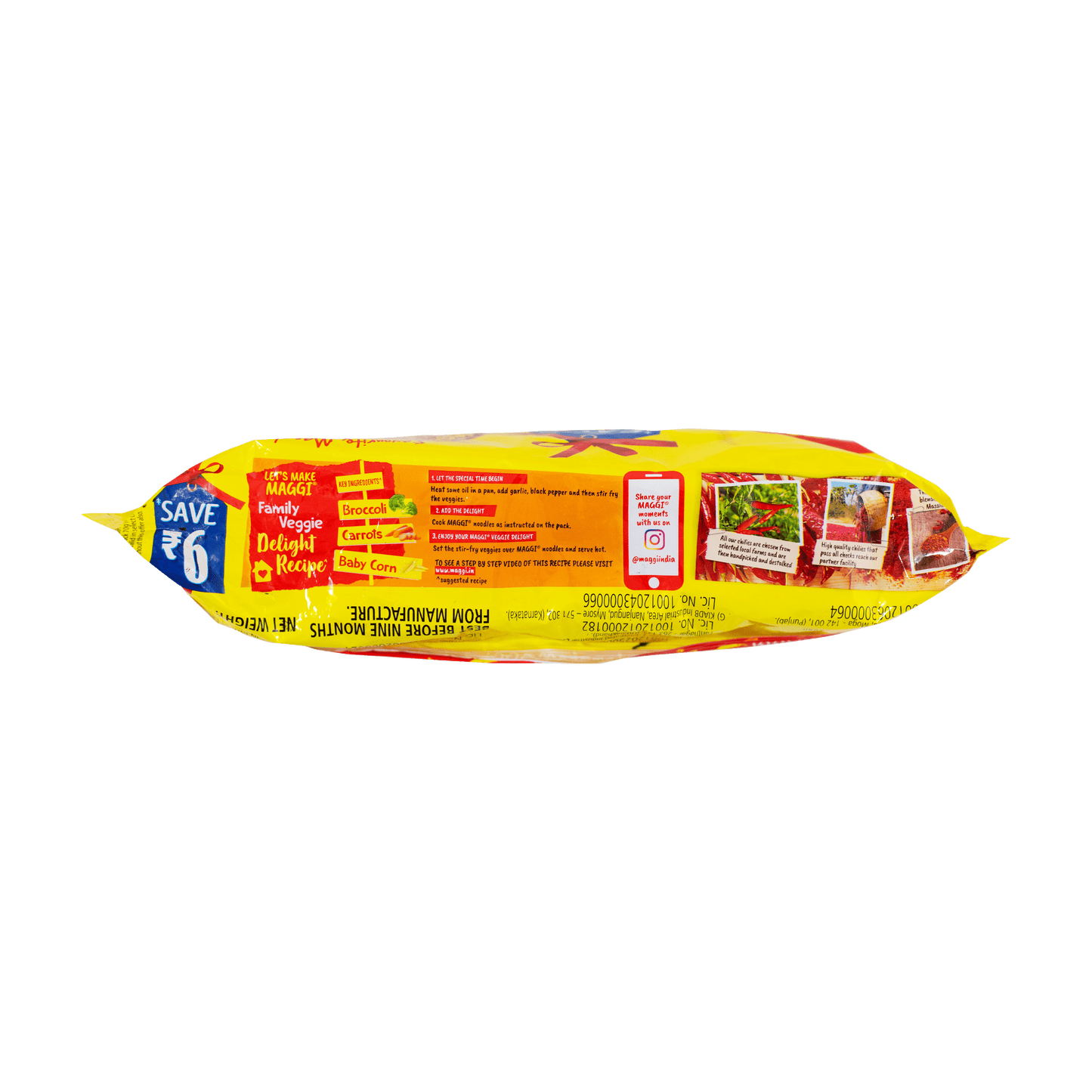 Nestle Maggi 2-minute Masala Noodles (4x70g) 280g