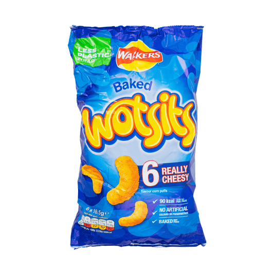 Walkers Baked Wotsits Really Cheesy (6 x 16.5 g) 99g