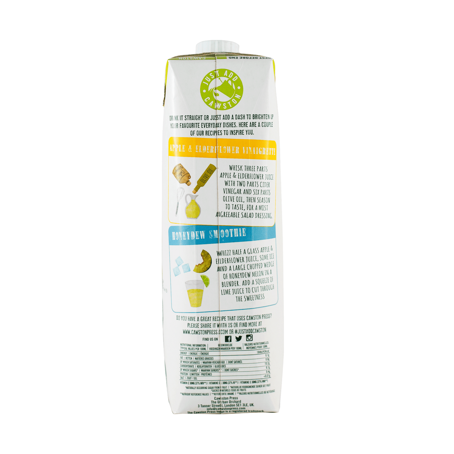 Cawston Press Apple and Elderflower 1000ml