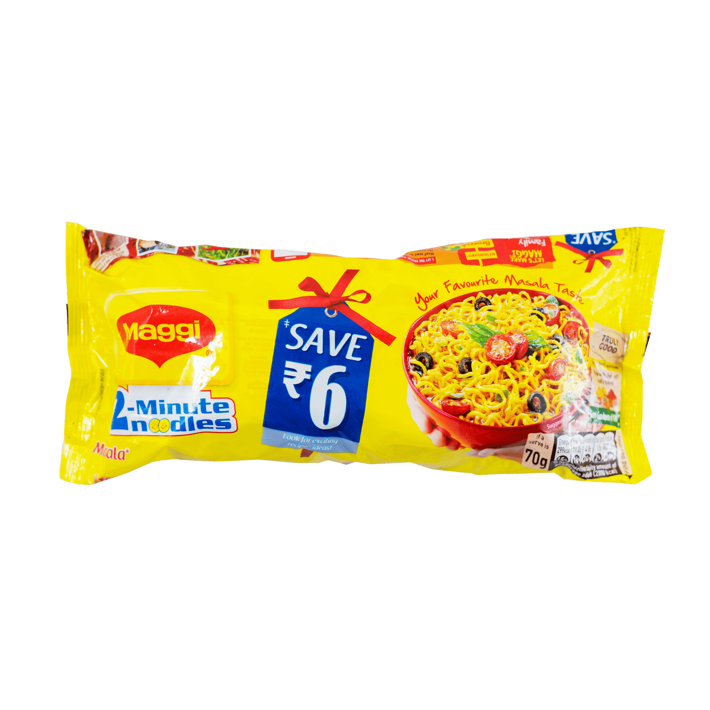 Nestle Maggi 2-minute Masala Noodles (4x70g) 280g