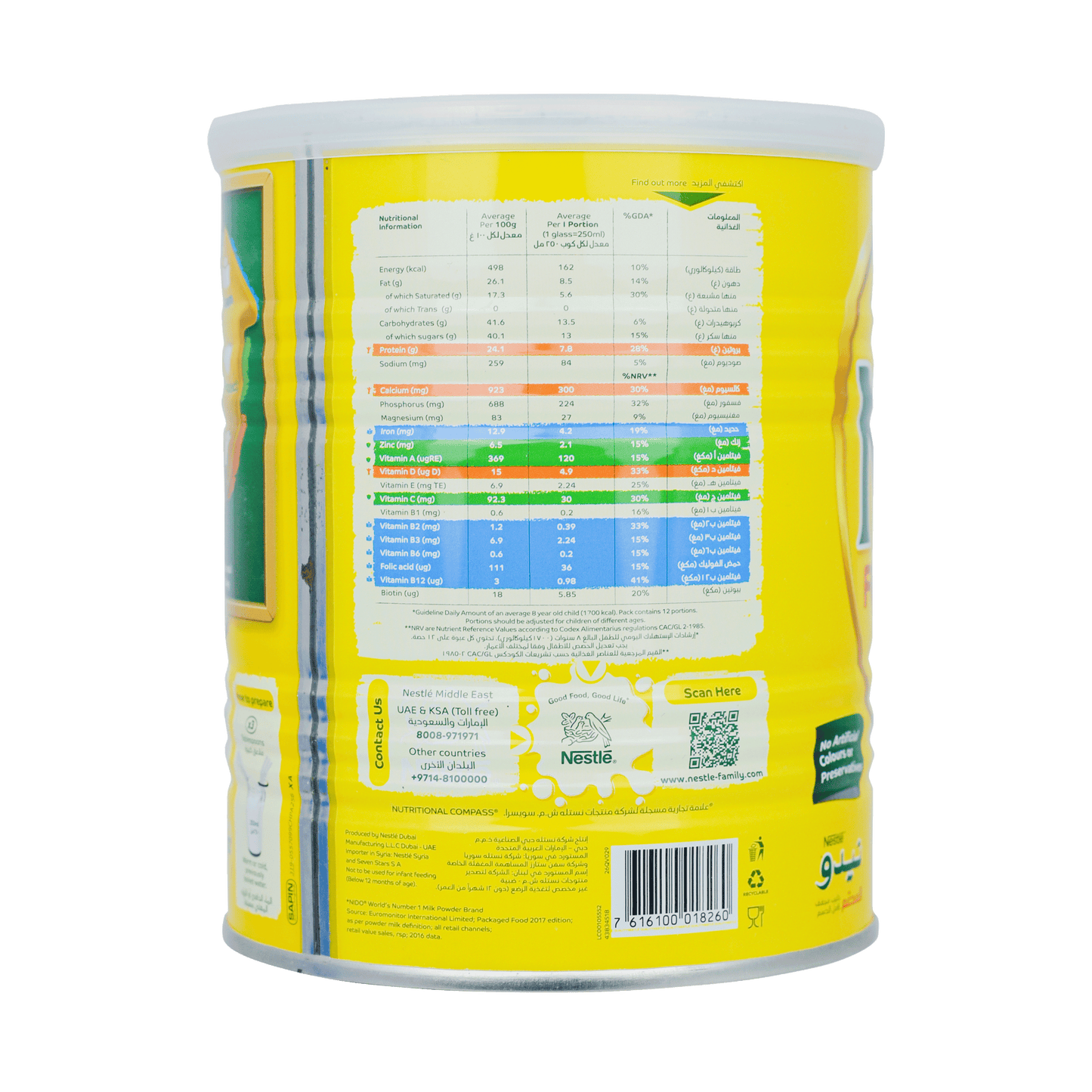 Nido Full Cream Milk Powder 400g