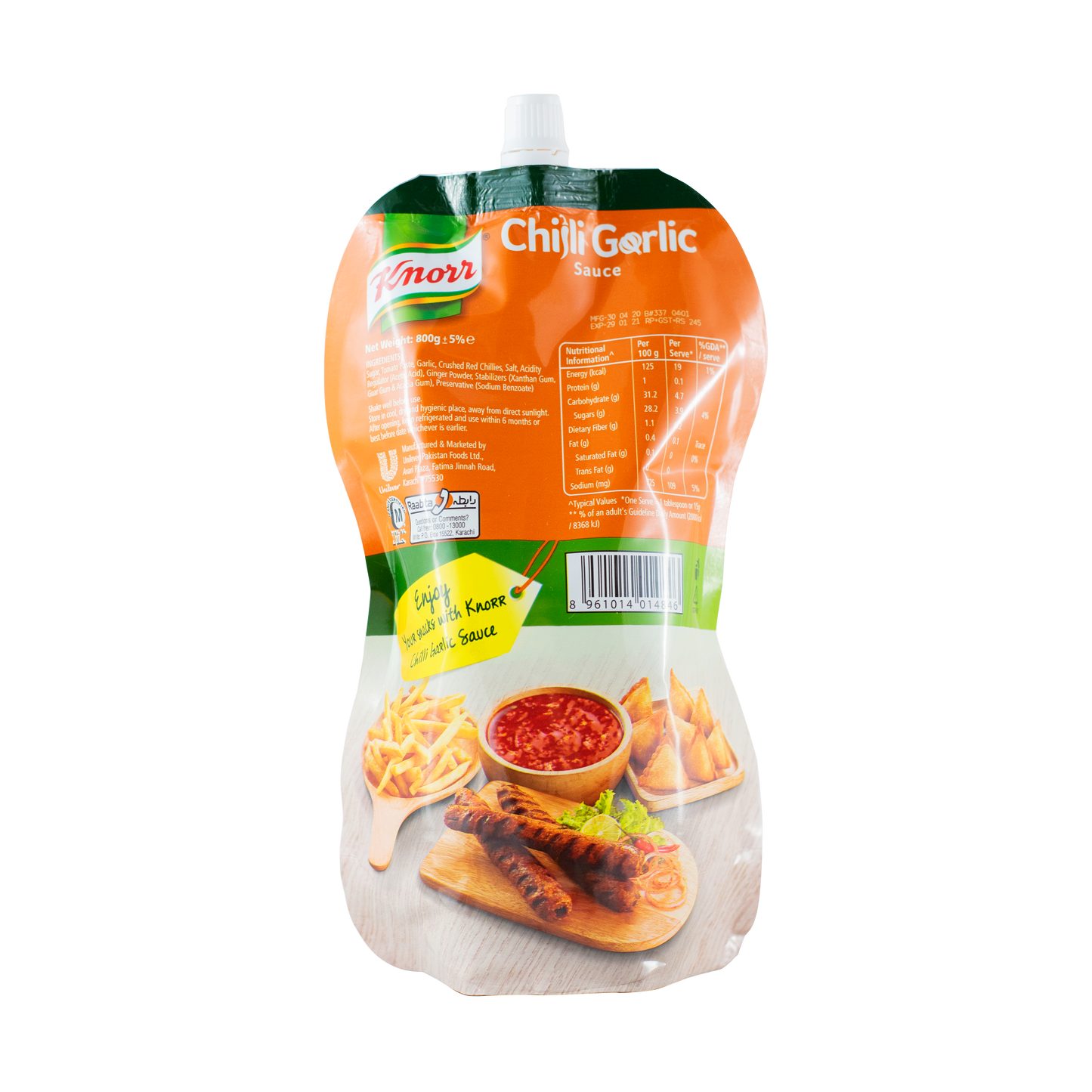 Knorr Chilli Garlic Sauce 800g