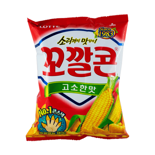 Lotte Kkokkal Corn Chips Original 120g