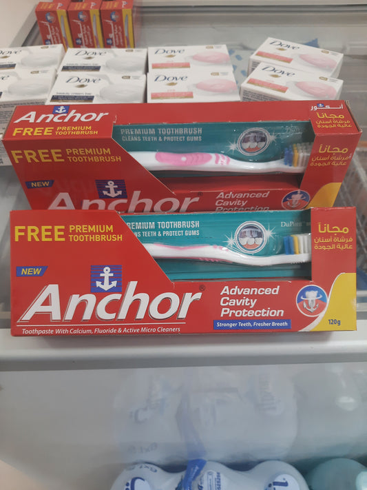 Anchor Toothpaste & Brush Pack 120g