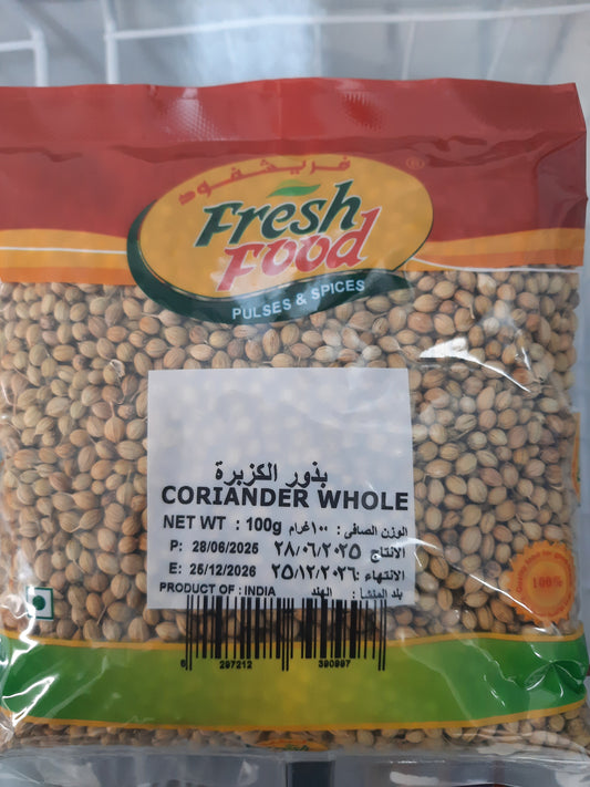 Fresh Food Whole Coriander 100g