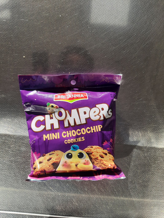 Britannia Chompers Mini Chocochip cookie.