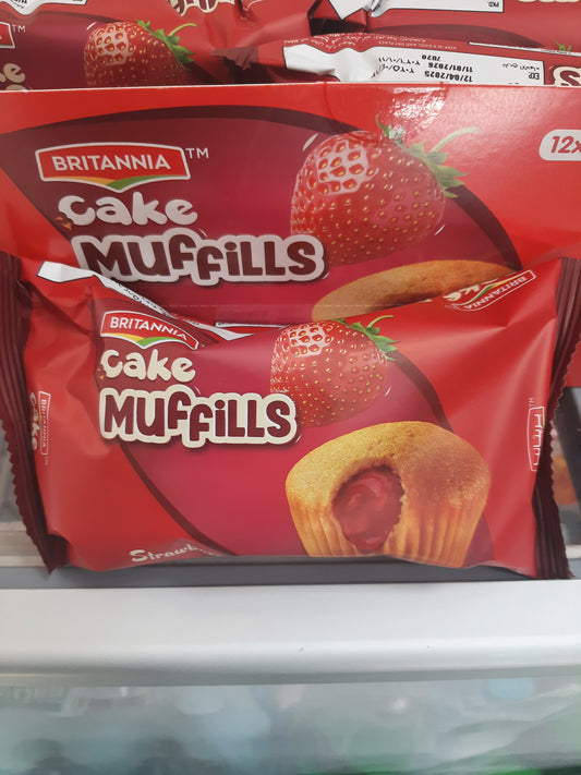 Brittannia Cake Muffills Strawberry