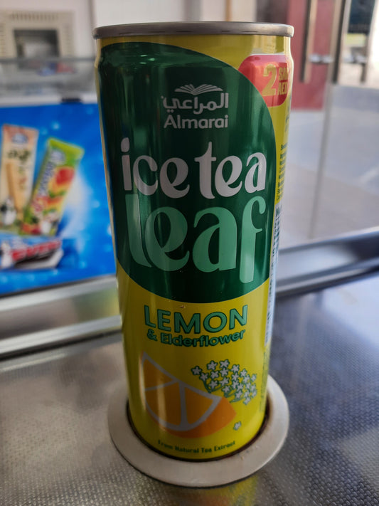 Almarai ice tea leaf Lemon & Elderflower 240ml