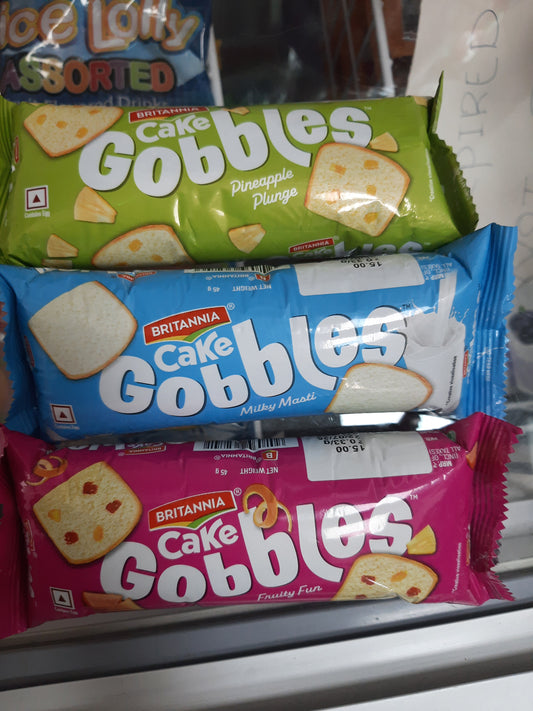 BRITANNIA Gobbles cake