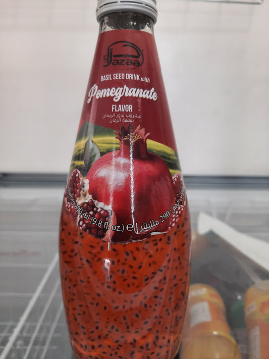 Jazaa Basil Seed Drink Pomegranate 290ml