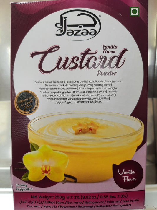 Jazaa Custerd Powder Vanilla Flavor 250g