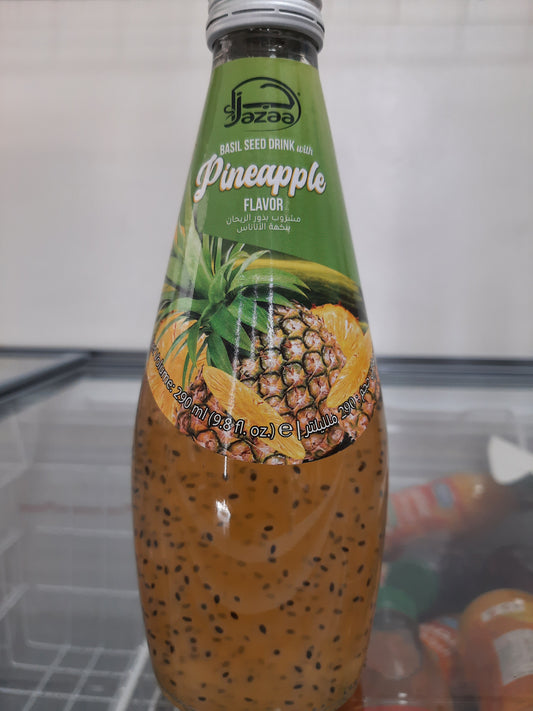 Jazaa Basil Seed Drink Pineapple 290ml