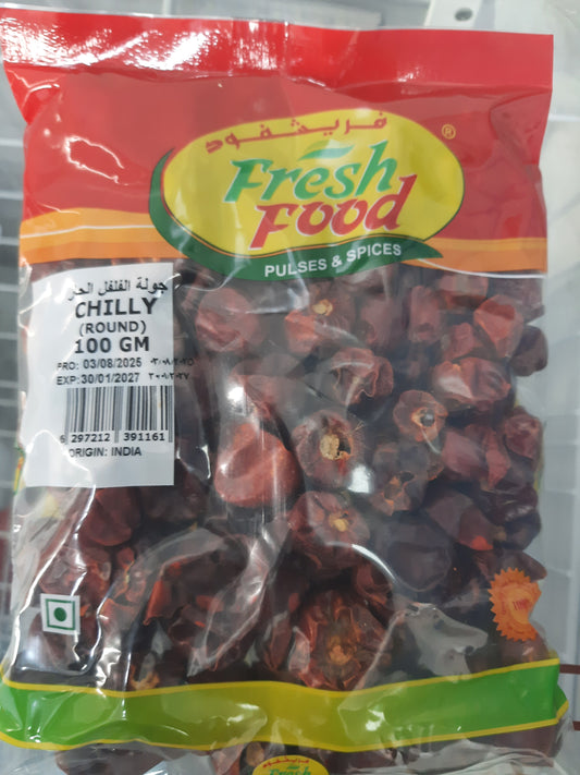Fresh Food Round Chilly 100g