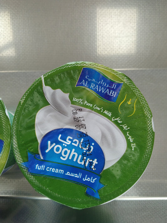 Al Rawabi Full Fat Yougurt 90gm