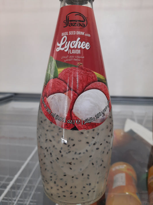 Jazaa Basil Seed Drink Lychee 290ml