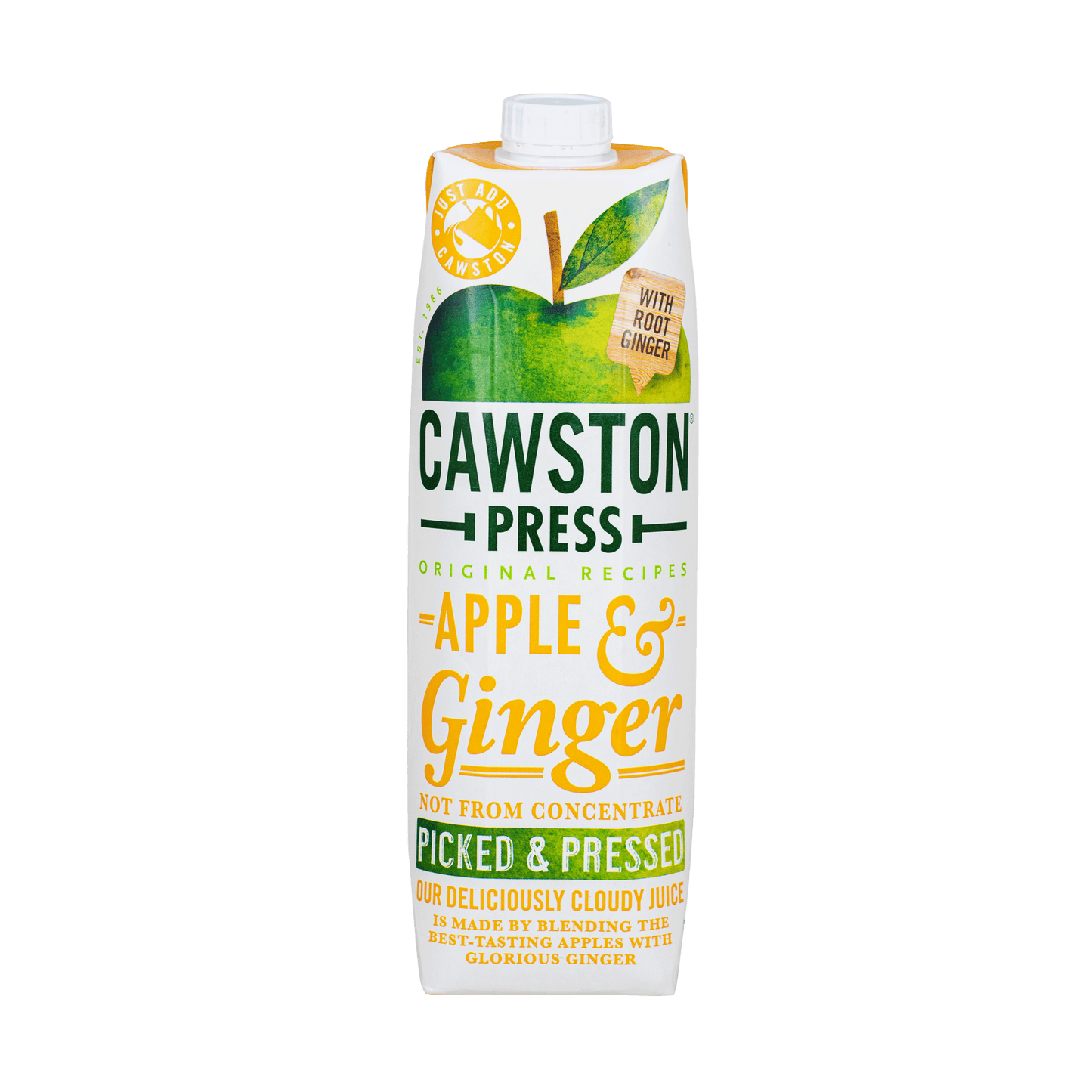 Cawston Press Apple & Ginger Juice 1L