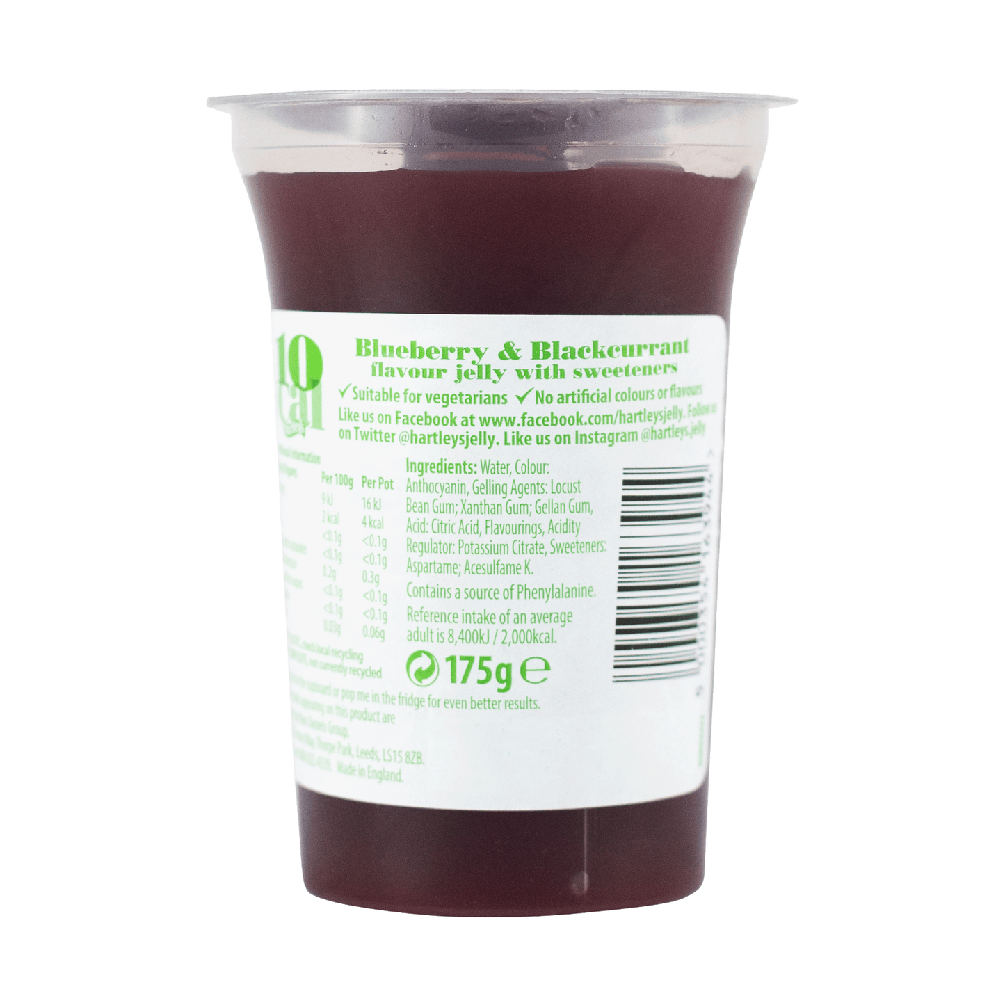 Hartley's Jelly Pot - Blueberry and Blackcurrant 175g