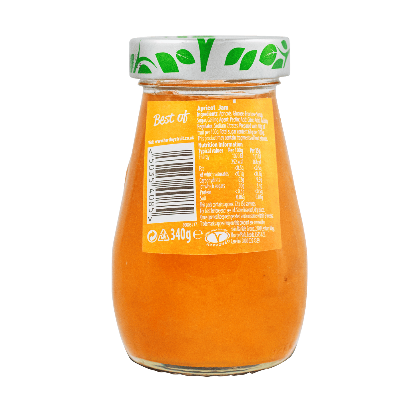 Hartley's Apricot Jam 340g