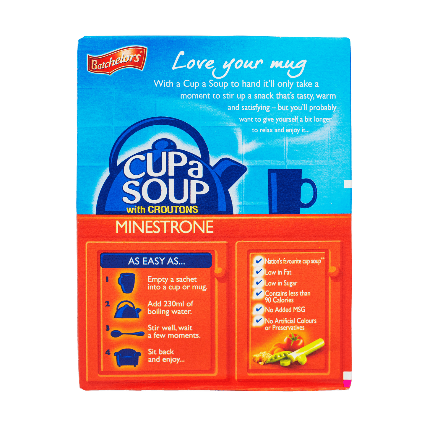 Batchelors Cup a Soup Minestrone (Pack of 4) 94g