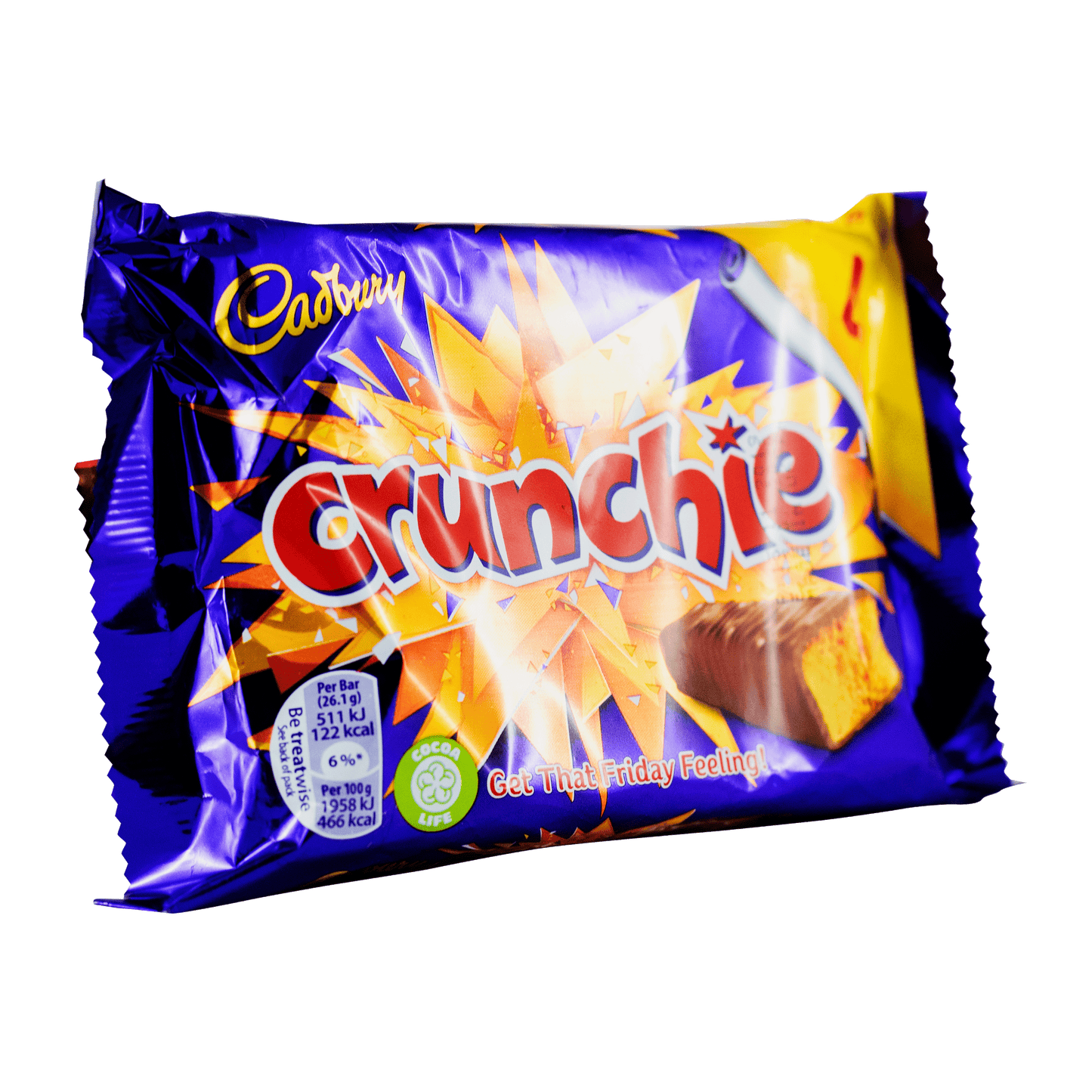 Cadbury Crunchie Chocolate 104.4g (Pack of 4)