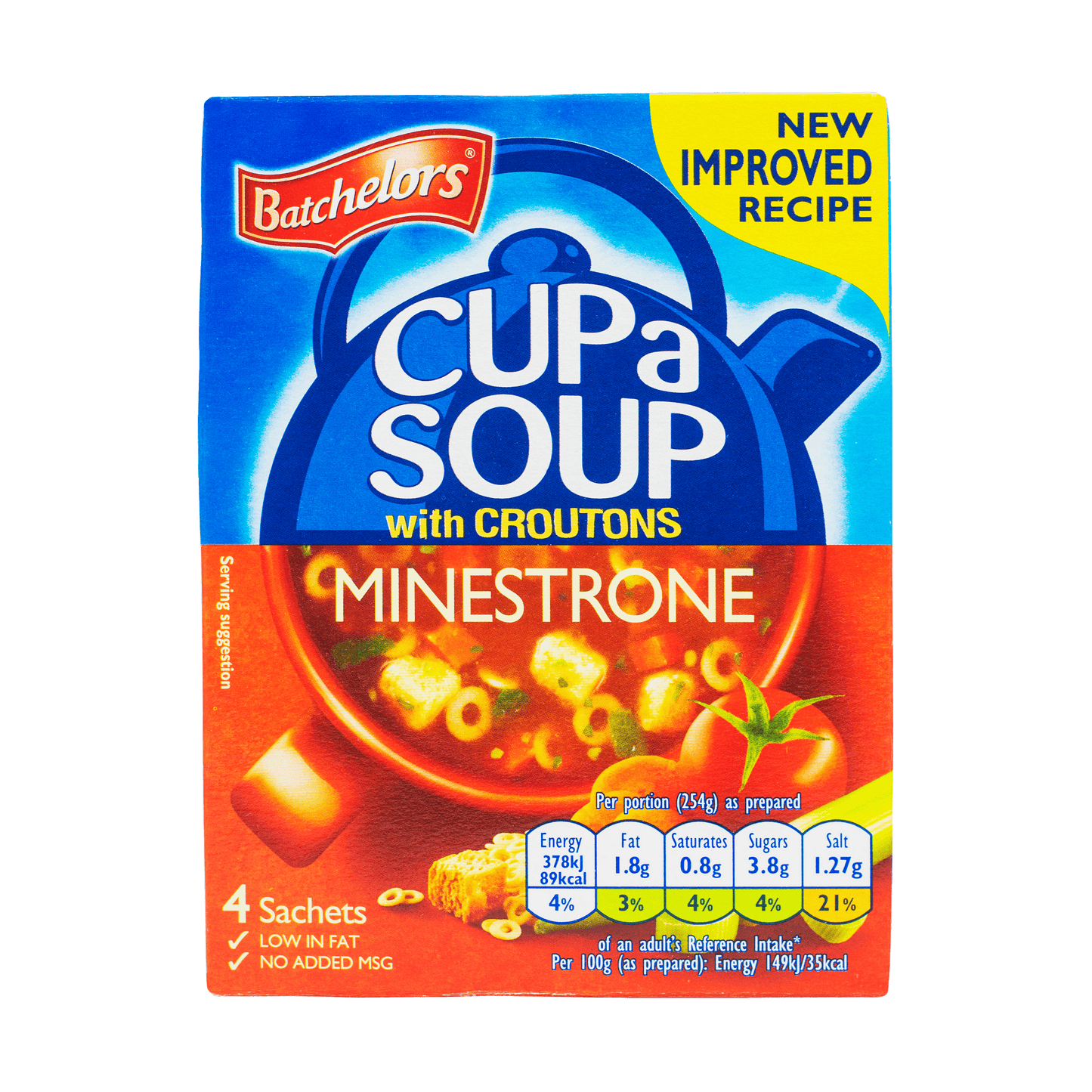 Batchelors Cup a Soup Minestrone (Pack of 4) 94g