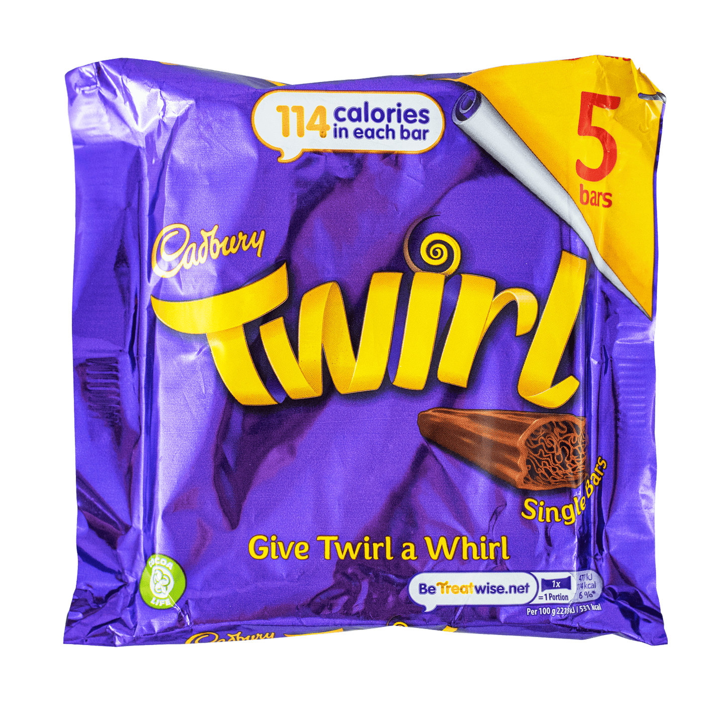 Cadbury Twirl (Pack of 5) 107.5g