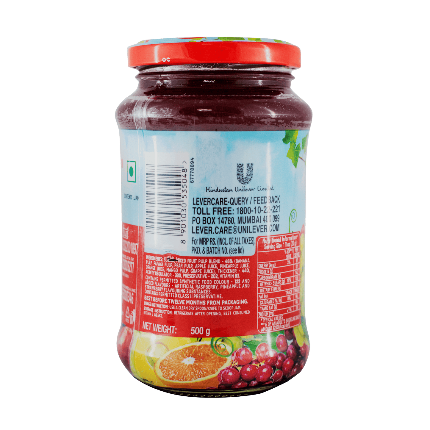 Kissan Mixed Fruit Jam 500g