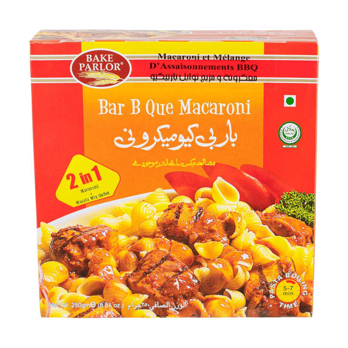 Bake Parlor Macaroni Bar B Que 250g