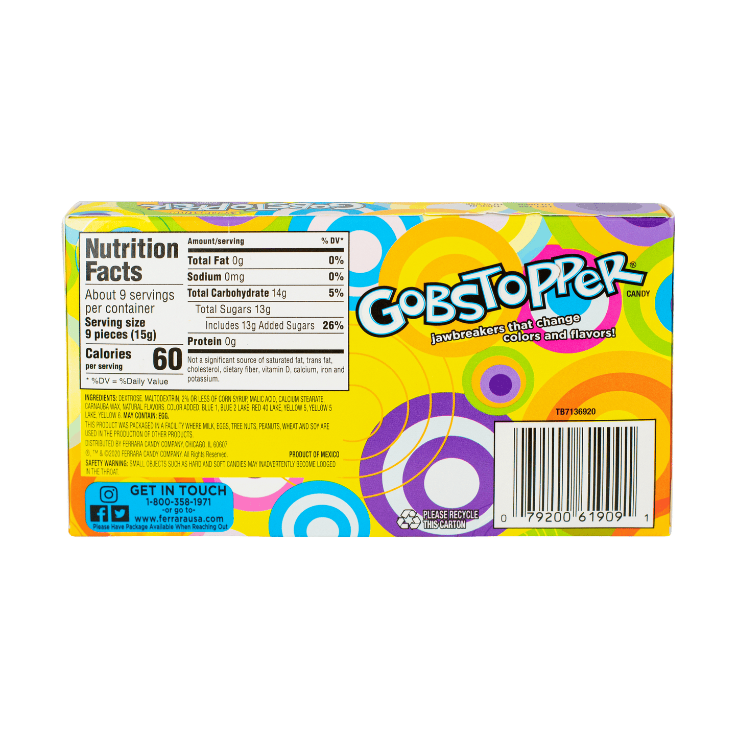 Gobstopper Candy 141g